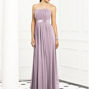 After Six 6672..Special Occasion , Strapless Dress...Suede Rose...Size 10...NWT